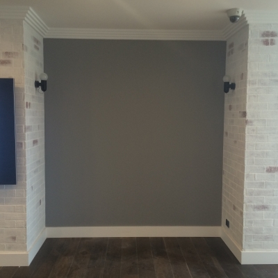 Grey Feature wall